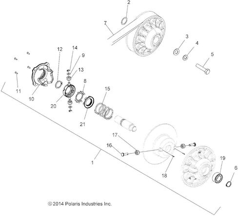 بولاريس OEM مربوطة العنكبوت مدفوعة 2011-18 رياضي RZR 1000 570 900 XP 4 SP 5139593 in Kuwait