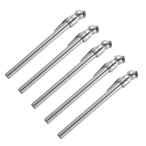 POPETPOP Portable Tire Pressure Gauge Pen 5pcs Silver Car Tire Pressure Gauge Pencil Automotive Repair Tool in Saudi Arabia