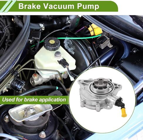 Brake Vacuum Pump No.11667586424 Engine Vacuum Pump for Mini Cooper R56 R57 R58 R60 R61 2011-2016 Aluminum Alloy Silver Tone 1 Pc in Saudi Arabia