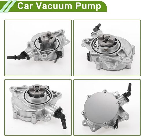 Brake Vacuum Pump No.11667586424 Engine Vacuum Pump for Mini Cooper R56 R57 R58 R60 R61 2011-2016 Aluminum Alloy Silver Tone 1 Pc in Saudi Arabia