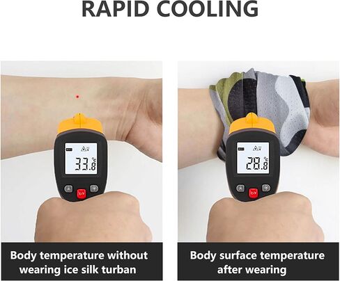 قناع تبريد للرقبة باللون الرمادي المموه من Bilymate - حماية من أشعة الشمس بعامل حماية من أشعة الشمس 50+، شبكة مسامية، غطاء رأس أنبوبي بدون خياطة للرجال والنساء - عصابة رأس متعددة الوظائف in Kuwait