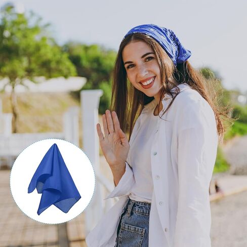 PATIKIL Bandanas Bulk Blank Head Bandannas Multifunctional Headband Scarf Neckerchief for Women and Men in Kuwait