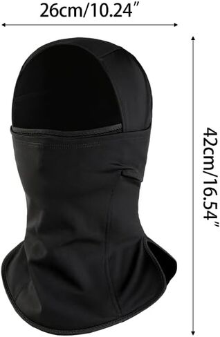 Ski Mask for Men & Women, Windproof Waterproof Balaclava Cold Weather Thermal Breathable Face Mask with Headphone Holes in Kuwait