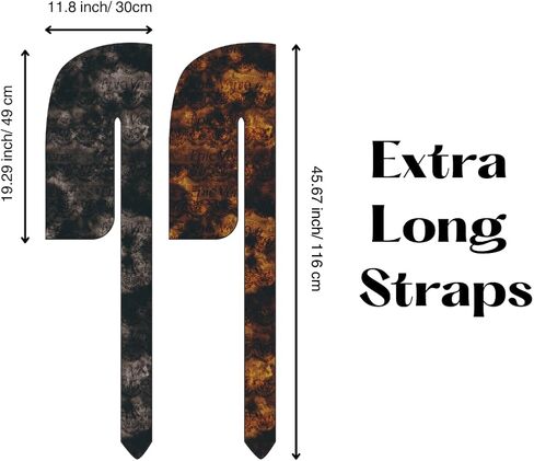 Durag for Waves & Locs - غطاء رأس طويل قابل للتمدد للرجال والنساء، نمط ملابس الشارع الهيب هوب، جاهز للهدايا (كسوف سموكي) in Saudi Arabia