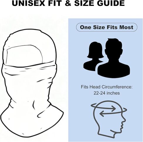 Ski Mask Base Layer, Color Changing Balaclava, Balaclava Color Changing, for use as an Inner Layer, Colour-Changing (Orange) in Kuwait