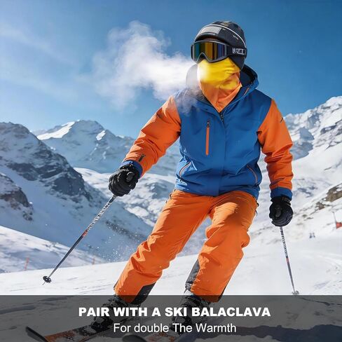 Ski Mask Base Layer, Color Changing Balaclava, Balaclava Color Changing, for use as an Inner Layer, Colour-Changing (Orange) in Kuwait