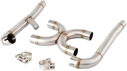نظام كاتم صوت عادم الدراجة النارية أنبوب ربط للانتصار لـ Bonneville T120 T100 For Euro 5 L-X Pipe T120 T100 2021 2022 2023 2024 in Saudi Arabia