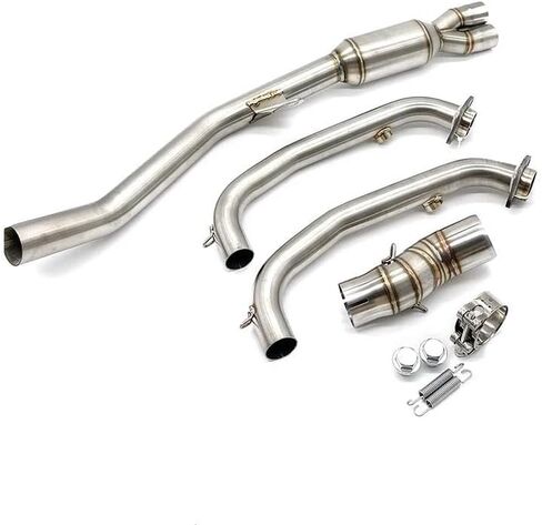 الانزلاق على ل CFMOTO 450MT 450 MT 450-MT 2023-2024 دراجة نارية نظام كامل 51 مللي متر العادم الأنابيب تعديل الفولاذ المقاوم للصدأ الأنابيب الأمامية in Kuwait