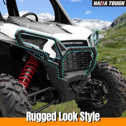 HAKA TOUGH Front Bumper for Polaris RZR XP/XP4 1000 Accessories 2024+, Combined Bumper Guard Front Brushguard for Polaris RZR XP/XP 4 1000 Ultimate Sport Premium 2024 2025, Replace #2884513 in Saudi Arabia