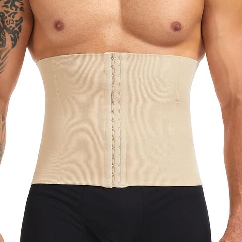 MISS MOLY Waist Trainer for Men Corset Shapewear Stomach Belt Waist Trimmer Belly Band Girdle Body Shaper with Bones in Saudi Arabia
