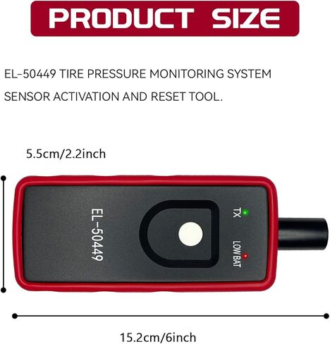 لأداة إعادة تعلم Ford TPMS أداة برمجة TPMS، ترقية EL-50449 TPMS أداة إعادة تعيين مستشعر الإطارات، أداة مسح TPMS أداة إعادة ضبط مستشعر ضغط الإطارات لفورد F150 F250، لينكولن، ميركوري in Saudi Arabia