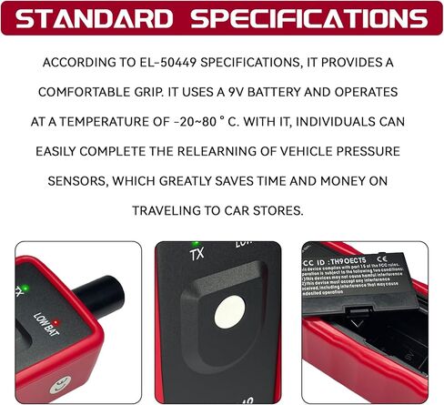 لأداة إعادة تعلم Ford TPMS أداة برمجة TPMS، ترقية EL-50449 TPMS أداة إعادة تعيين مستشعر الإطارات، أداة مسح TPMS أداة إعادة ضبط مستشعر ضغط الإطارات لفورد F150 F250، لينكولن، ميركوري in Saudi Arabia