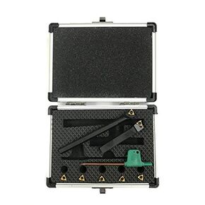 HHIP 2301-2375 Internal and External Indexable Threading Tool Holder Kit, 3/8" Shank