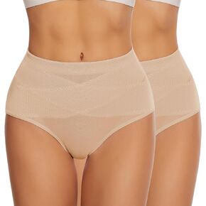 SERSARY Tummy Control Shapewear Panties for Women Mid Waist Trainer Faja Seamless Girdle Body Shaper Slimming Underwear