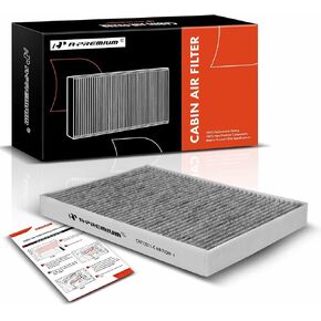 A-Premium Cabin Air Filter with Activated Carbon Compatible with Audi A4, A4 Quattro, Q5, Q7, A5 Quattro, A6 Quattro, A6 allroad, A7 Sportback, A8 Quattro, Q8, e-tron S, S4 & Porsche Cayenne, Macan
