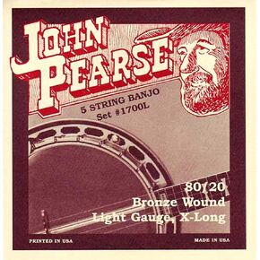 John Pearse 1700L Light Banjo Strings