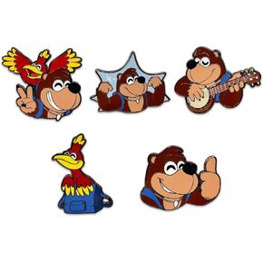 Youtooz Banjo Kazooie Pin Set, Official Licensed Banjo Kazooie Pins, Collectors Box Includes 5 Pins By Youtooz Banjo Kazooie Collection