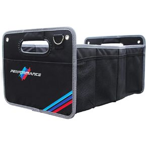 Car Trunk Organizer, Rear Trunk Organizer Storage Collapsible Container, Tool Grocery bag organizer, Trunk Storage Organizer For X1 X3 X5 X6 X7 E30 3-Series 5-Seriers