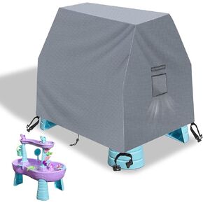 Kovshuiwe Kids Water Table Cover Fit Step2 Rain Showers Splash Pond Water Table, 420D Waterproof Dust Proof Anti-UV Outdoor Toys Cover-Cover only
