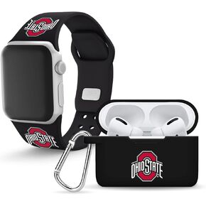 Affinity Bands The Ohio State Buckeyes Silicone Band Combo Compatible with Apple Watch and AirPods Pro (42/44/45mm) in Saudi Arabia