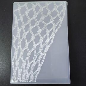NZJ 3D Texured Sea Decorative Fishing Net Plastic Embossing Folders for Card Making Scrapbooking and Other Paper Crafts