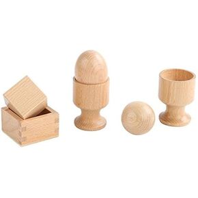 Tiger Montessori Infant Babies Toys Materials 3D Object Fitting Exercise Designed for Toddlers Tiger Montessori Infant Babies Toys Materials 3D Object Fitting Exercise Designed