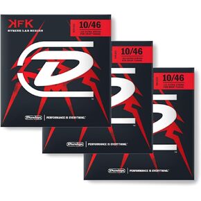 Dunlop KKN1052 Kerry King Icon Series Signature Electric Guitar Strings, Medium, 010–.052, 7 Strings/Set - (3 Pack)