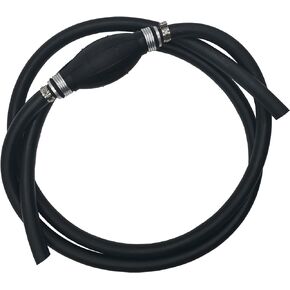 RONYOUNG Fuel Line Assembly 3/8" Inner Dia 5/8" Outer Dia Hose Line Marine Outboard Boat Motor RVs Fuel Assembly with Primer Bulb Steel Hose Clamps 6FT