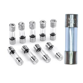 125V Glass Fuse F10AL125V 5x20mm 10A Fast Blow Fuse Pack of 10 Fuses 0.2x0.78 Inch 10 Amp 125 Volt