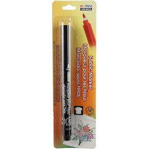 Uchida 522-C-1 Marvy Fine Point Fabric Marker, Black