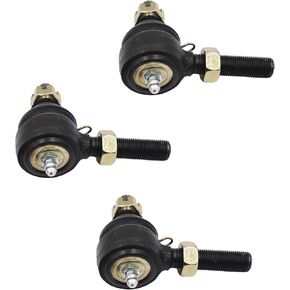 LOSTAR Set of 3 Ball Joint Kit Tie Rod End Fits Club Car DS Golf Carts 1976-2008 Gas & Electric Driver (Left) 7540 and Passenger (Right) 7539