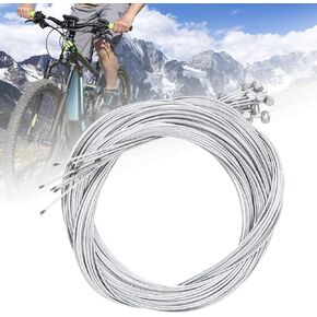 Tgoon 20pcs Electric Bicycle Cable Core, Replacement Bike Brake Cable 2.5 meter Length 1.6mm Thick Strong Toughness Bike Shift Cable, Electric Bicycle Brake Line for E Bike