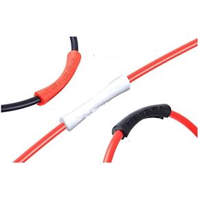 Juscycling Bicycle Frame Protection Protector Rubber Sleeve for Shifter Brake Cable 3 Colors， 4 pcs/Bag