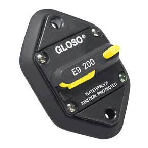 GLOSO Circuit Breaker E96 Panel Mount Waterproof IP67 Marine Auto Truck Hi-Amp with Gasket (1/4" Stud-120A)