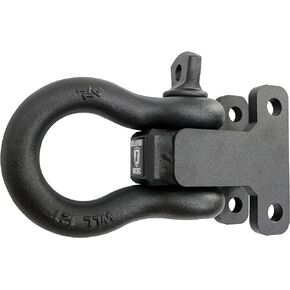 BulletProof Hitches Trailer Hitch Adjustable Extreme Duty Shackle Mount (Rated 30,000lbs) for All BulletProof Hitches (Solid Steel, Black Textured Powder Coat)