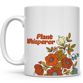 Plant Whisperer Coffee Mug, Houseplant Tea Cup, Gardner Landscape Green Thumb Gifts, Nature Lover (11oz)