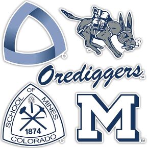Desert Cactus Colorado School of Mines Sticker Orediggers Stickers Vinyl Decals Laptop Water Bottle Car Scrapbook T2 (Type 2)