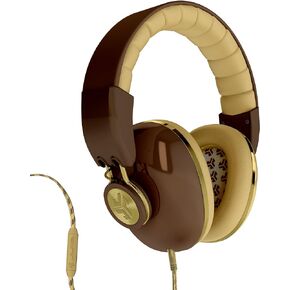 JLab Audio Bombora Over-Ear Headphones with Universal Mic, Matte Black/Gunmetal