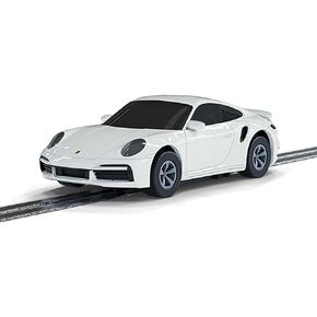 Scalextric Micro Porsche 992 Turbo White 1:64 Slot Race Car G2214,Light Lilac