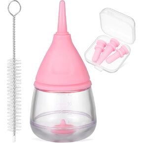 Mipcase Kitten Bottles for, Mini Puppy Bottles with 4pcs Plastic Pet Feeding Bottle with Cleaning Brush for Feeding Kittens Puppies