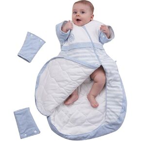 Babyah Kids Wearable Blanket Toddlers Baby Sleeping Bag Sleeves Detachable