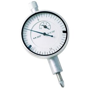 HHIP 4400-0005 0-.125 Travel AGD Group 1 Dial Indicator, 1-1/2" Dial Face, 0-50 Reading