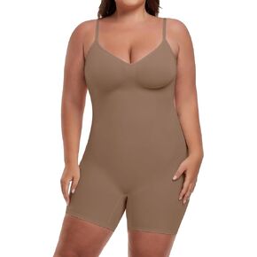 Homma Shapewear Bodysuit Shorts Tummy Control Panties Women Snatched Body Shaper Slimming Compression Shaping Bodysuit