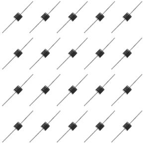 Bridgold 20pcs 6A10 A10 Direct Insert Silicon Diodes 6A 1000V Rectifier Diodes.