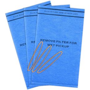 3 Wet Dry Filter Bags WS01025F2 for Workshop Vacuums 2-2.5 Gallon Shop Vac Vacuum Stinger Craftsman Husky 9-16949 9-38737 Compatible Select 2-1/2-Gallon to 5-Gallon Shop Vac Vacuum