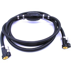 Boat Engine 0766489 766489 5008609 Fuel Line Assembly with Hose & Bulb for Johnson Evinrude OMC Outboard, Length 8ft/2.44m, Inner 5/16in/8mm, fits Sierra 18-8009S-1 18-8009S 18-8009EP-2 18-8009EP-1