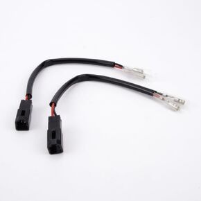 Aharon Motorcycle bike LED indicator blinker turn signal lights 12V cable wire adapter for Triumph