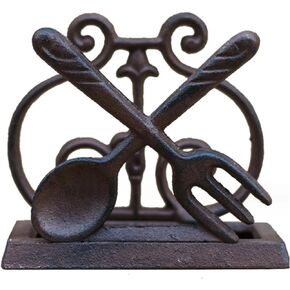Exquisite Vintage Cast Iron Napkin Holder With Playful Standing Animal Motif - Elevate Elegance And Functionality In Your Table Setting (Birdie)