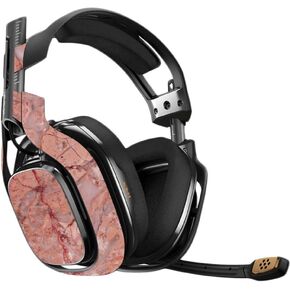 MightySkins Skin Compatible with Astro A40 3rd Generation Gaming Headset - Pink Marble Protective, Durable, and Unique Vinyl Decal wrap Cover Easy to Apply, Remove, and Change Styles Made in The USA