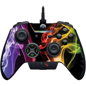 MightySkins Skin Compatible with Razer Wolverine Ultimate - Bright Smoke | Protective, Durable, and Unique Vinyl Decal wrap Cover | Easy to Apply, Remove, and Change Styles | Made in The USA